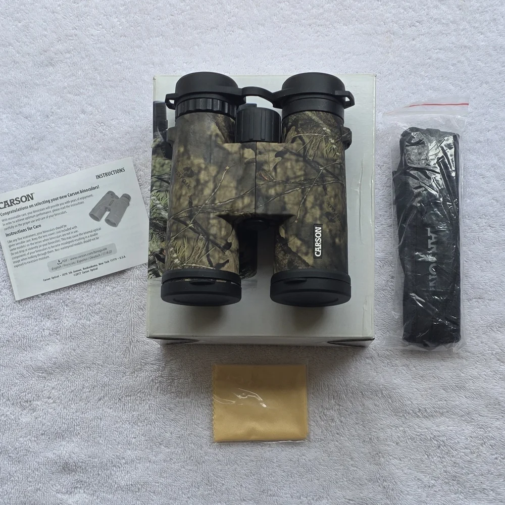 CARSON|JR 10x42mm Binocular, Mossy Oak Break Up Country Camo Matte|JR-042MO